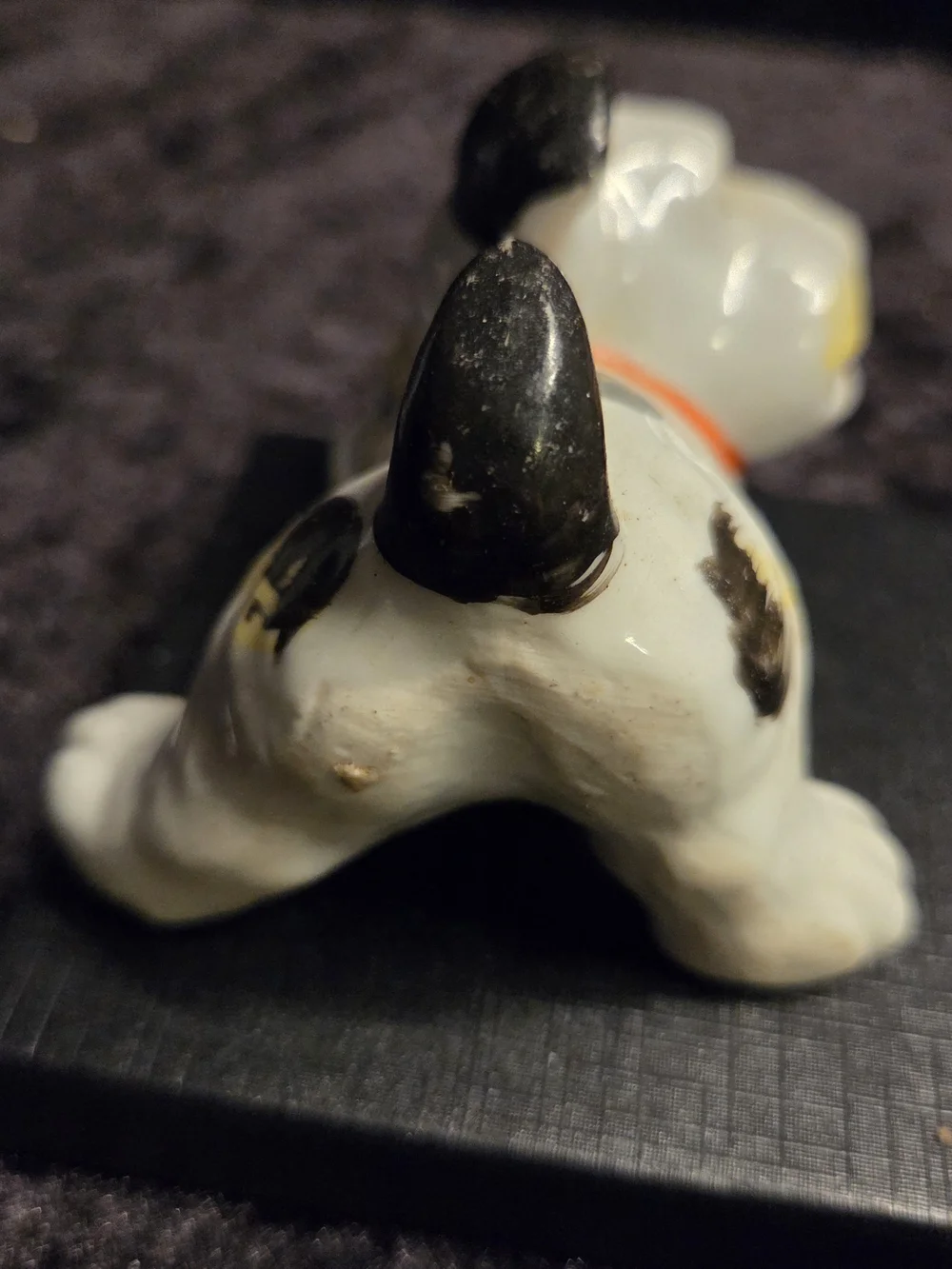 Vintage Scotty Scottie Scottish Terrier Ball Porcelain Figurine Occupied Japan